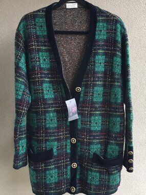 BASLER Vintage Mohair Wool blend cardigan  - EU 40